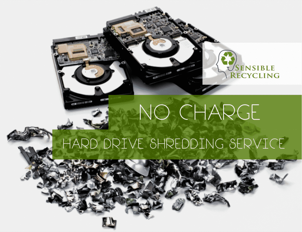 we shred your hard drives for free